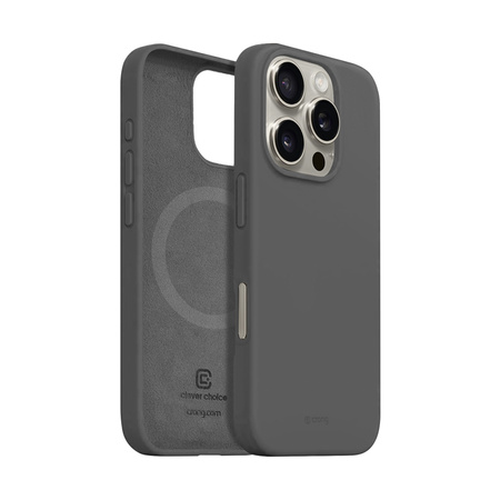Crong Color Cover Magnetic - Etui iPhone 16 Pro Max MagSafe (tytanowy) (CRGCOLRMIP1669PTTN)