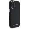 Karl Lagerfeld Saffiano Full Wrapped Elongated Metal Logo MagSafe - Etui do iPhone 16 (czarny) (KLHMP16SPSAFWMCK)