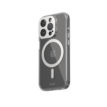 Moshi iGlaze MagSafe - Etui iPhone 15 Pro (Luna Silver) (99MO231003)