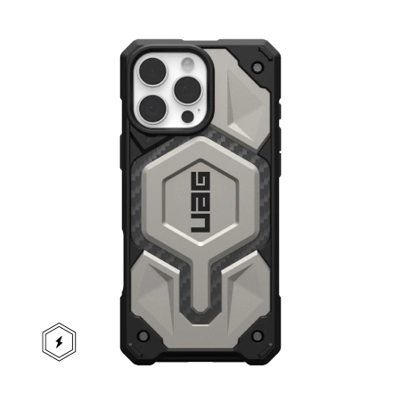 UAG Monarch Pro - obudowa ochronna do iPhone 16 Pro kompatybilna z MagSafe - szary (114456113636)