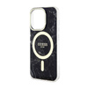 Guess Marble MagSafe - Etui iPhone 14 Pro Max (Czarny) (GUHMP14XPCUMAK)
