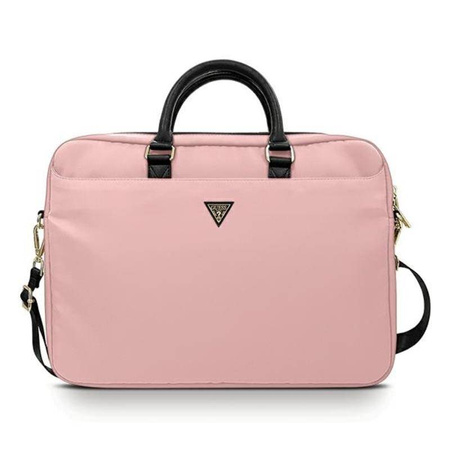 Guess Nylon Computer Bag - Torba na notebooka 15" / 16" (różowy) (GUCB15NTMLLP)
