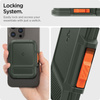 Spigen Lock Fit MagSafe - Portfel magnetyczny (Military Green) (AFA08528)