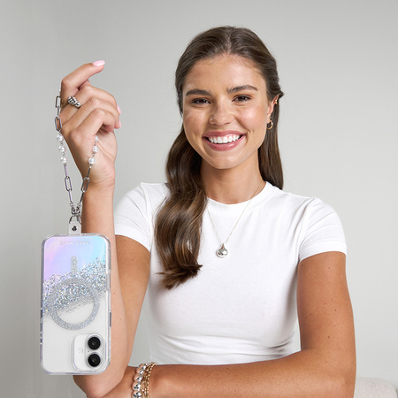 Case-Mate Karat MagSafe - Etui iPhone 16 (Holographic Soap Bubble) (CM054714)