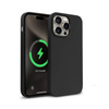 Crong Color Cover Magnetic - Etui iPhone 15 Pro MagSafe (czarny) (CRGCOLRMIP1561PBLK)
