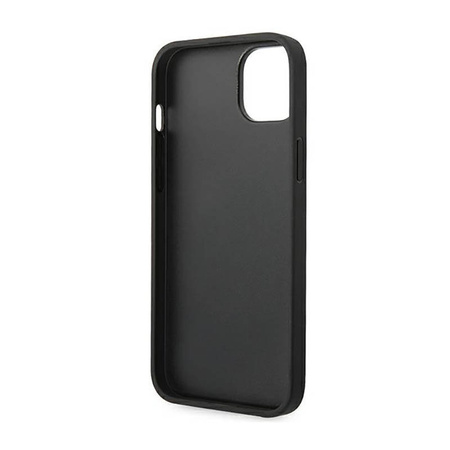 Karl Lagerfeld Saffiano Mono Metal Logo - Etui iPhone 14 (szary) (KLHCP14SSAKLHPG)
