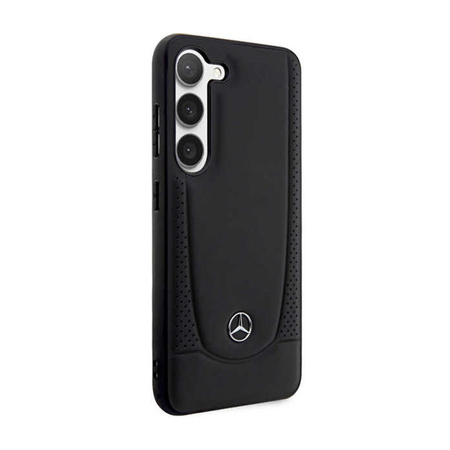 Mercedes Leather Urban Line - Etui Samsung Galaxy S23 FE (czarny) (MEHCS23FEARMBK)
