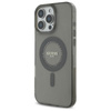 Guess IML Rhinestones MagSafe - Etui iPhone 16 Pro Max (czarny) (GUHMP16XPFTDTEK)