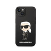 Karl Lagerfeld Silicone Ikonik MagSafe - Etui iPhone 15 Plus / 14 Plus (czarny) (KLHMP14MSNIKBCK)