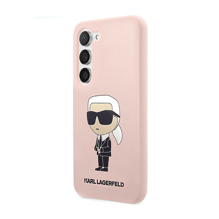 Karl Lagerfeld Silicone NFT Ikonik - Etui Samsung Galaxy S23+ (różowy) (KLHCS23MSNIKBCP)