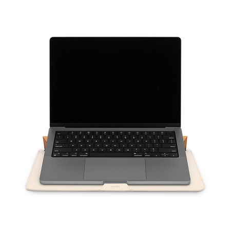 Moshi Muse 14" 3-in-1 Slim - Pokrowiec MacBook Pro 14" (M4/M3/M2/M1/2024-2021) (Seashell White) (99MO034102)