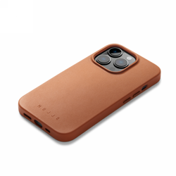 Mujjo Full Leather Case - etui skórzane do iPhone 14 Pro Max kompatybilne z MagSafe (tan) (MUJJO-CL-029-TN)