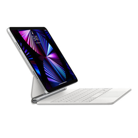 Apple Klawiatura Magic Keyboard do iPada Air 11" M2, iPada Pro 11" i iPada Air 10,9"– angielski (międzynarodowy) – biały (MJQJ3Z/A)