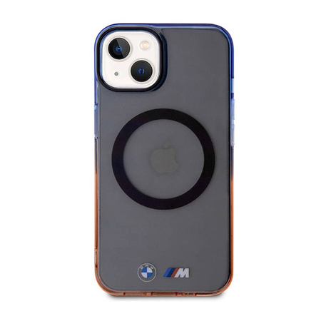 BMW Gradient Bumper MagSafe - Etui iPhone 14 (Szary) (BMHMP14SHTGE)
