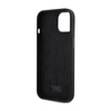 Karl Lagerfeld Silicone Ikonik Metal Pin - Etui iPhone 15 (czarny) (KLHCP15SSMHKNPK)