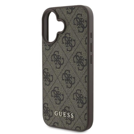 Guess 4G Classic - Etui iPhone 16 (brązowy) (GUHCP16SG4GFBR)