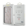 Guess 4G Collection Leather Metal Logo MagSafe - Etui Samsung Galaxy S24 (różowy) (GUHMS24SG4GFRP)