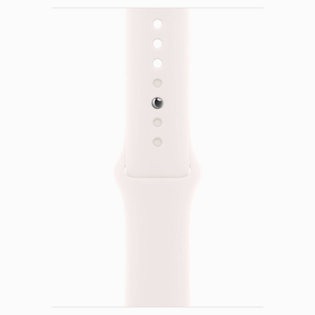Apple Watch Series 10 GPS 46mm Koperta z aluminium w kolorze różowego złota, pasek sportowy w kolorze łagodnego różu - M/L (MWWU3ET/A)