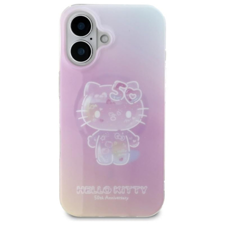 Hello Kitty IML 50TH Anniversary MagSafe - Etui iPhone 16 (różowy) (HKHMP16SH50AP)