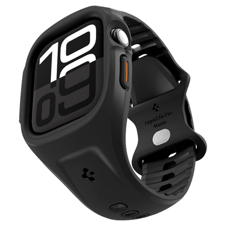 Spigen Liquid Air Pro - Pasek z obudową do Apple Watch 10 46 mm (Matte Black) (ACS09317)