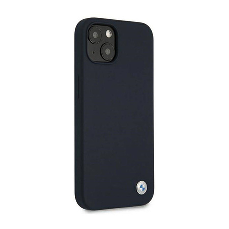 BMW Silicone Signature Logo - Etui iPhone 13 mini (granatowy) (BMHCP13SSILNA)