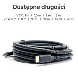 Unitek Kabel przewód HDMI 2.0 M/M 4K 60Hz 1,5m Czarny (Y-C137M)