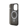 Karl Lagerfeld Karl & Choupette Glitter Magsafe - Etui iPhone 15 Pro (czarny) (KLHMP15LHGKCNOK)
