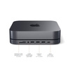 Satechi Podstawka-Hub do Mac Mini - 3 x USB 3.0, USB-C, audio jack, micro/SD - Gwiezdna szarość (ST-ABHFM)