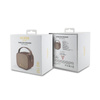 Guess Mini Bluetooth Speaker 4G Leather Script Logo with Strap - Głośnik Bluetooth V5.3 (brązowy) (GUWSB2P4SMW)