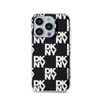 DKNY IML Checkered Mono Pattern - Etui do iPhone 15 Pro Max (czarny) (DKHCP15XHDLCEK)