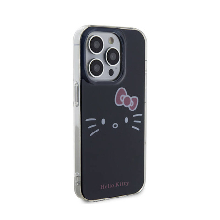 Hello Kitty IML Kitty Face - Etui iPhone 14 Pro Max (czarny) (HKHCP14XHKHLK)