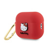 Hello Kitty Silicone 3D Kitty Head - Etui AirPods Pro 2 (fuksja) (HKAP23DKHSF)