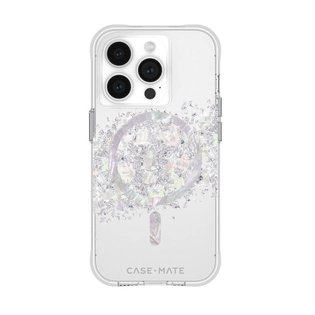 Case-Mate Karat MagSafe - Etui iPhone 15 Pro zdobione masą perłową (A Touch of Pearl) (CM051478)