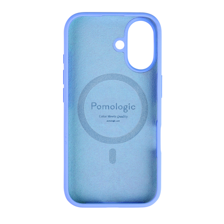 Pomologic CoverCase - silikonowa obudowa ochronna do iPhone 16 kompatybilna z MagSafe (blue) (POM-IPCCS16MS-703)