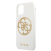 Guess Circle Glitter 4G - Etui iPhone 11 Pro Max (biały) (GUHCN65TPUWHGLG)