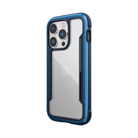 X-Doria Raptic Shield - Etui aluminiowe iPhone 14 Pro (Drop-Tested 3m) (Marine Blue) (494083)