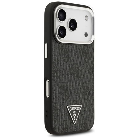 Guess 4G Triangle Logo MagSafe - Etui iPhone 17 Pro (czarny) (GUHMP17LP4TSRCMK)