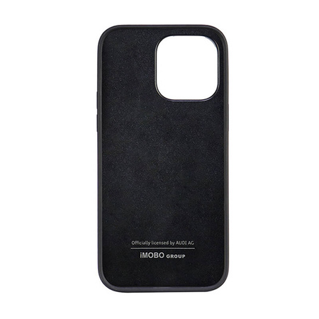 Audi Synthetic Leather - Etui iPhone 14 Pro Max (Czarny) (AU-TPUPCIP14PM-TT/D1-BK)