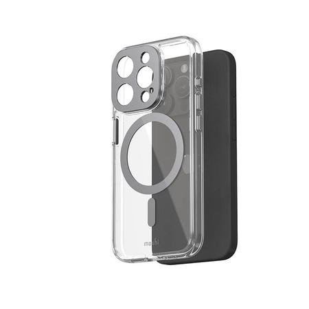 Moshi iGlaze MagSafe - Etui iPhone 15 Pro (Meteorite Gray) (99MO231007)