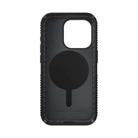 Speck Presidio2 Grip Magsafe - Etui iPhone 15 Pro (Black / Slate Grey / White) (150563-3205)