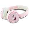 Hello Kitty Face Logo - Bezprzewodowe słuchawki nauszne Bluetooth V5.3 (różowy) (HKOBHV6ROKFP)