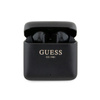 Guess Printed Logo - Słuchawki Bluetooth TWS + etui ładujące (czarny) (GUTWSSU20ALEGK)