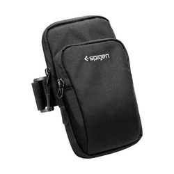 Spigen A702 Dynamic Shield Armband - Etui / Sportowa opaska na ramię na smartfon do 6.9" (Czarny) (AMP04617)