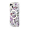 Guess Flower MagSafe - Etui iPhone 14 Plus (Przezroczysty) (GUHMP14MHCFWST)