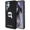 Karl Lagerfeld Leather Monogram Pin Logo Karl Head - Etui Samsung Galaxy S25 Ultra (czarny) (KLHCS25LPGKLKIPK)
