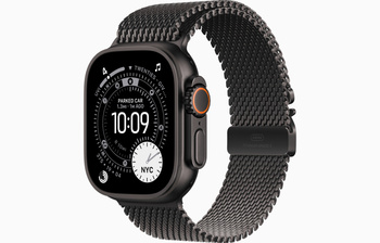 Apple Watch Ultra 3 Cellular Koperta czarny 49mm Bransoleta tytan czarna M (MF1Q4QP/A)