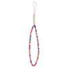 Guess Phone Strap Beads Heishi - Zawieszka do telefonu 25 cm (Multicolor Pink) (GUSTGMPP)