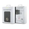 Guess 4G Strassed Metal Logo MagSafe - Power Bank indukcyjny 5000 mAh 15W MagSafe (czarny) (GUPBM5AL4DMK)