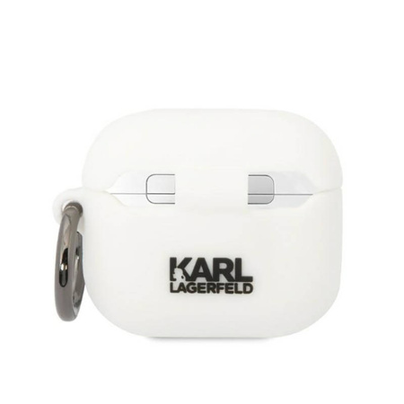 Karl Lagerfeld Silicone NFT Choupette Head 3D - Etui AirPods 3 (biały) (KLA3RUNCHH)