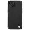 BMW Liquid Silicone Case Metal Logo – Etui iPhone 14 (Czarny) (BMHCP14SSILBK)